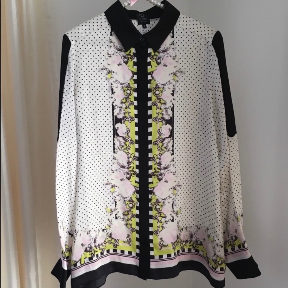 Barney’s silk floral shirt